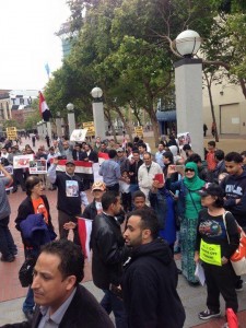 مسيرة احتجاجية في كاليفورنيا9