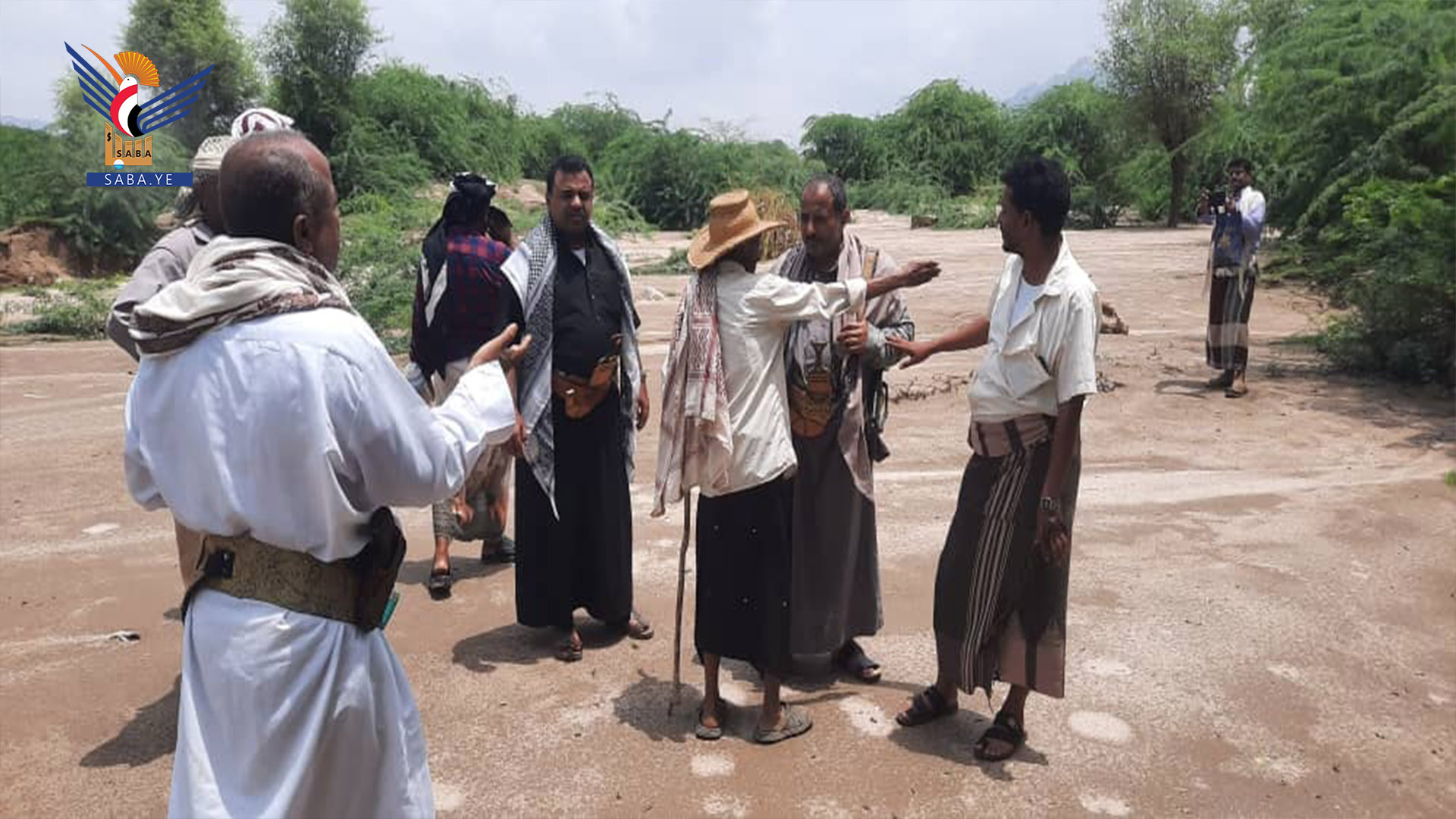 الاطلاع على أضرار السيول في أفلح اليمن والشغادرة في محافظة حجة