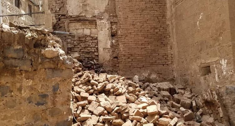 انهيار-جزئي-للعديد-من-المنازل-في-صنعاء-القديمة4-756×405