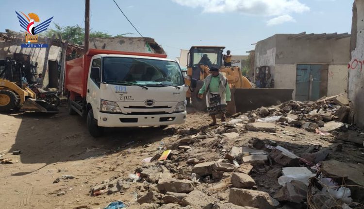 تدشين حملة نظافة في مدينة الدريهمي محافظة الحديدة٣