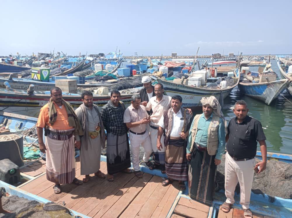 تفقد أوضاع الصيادين والإطلاع على معاناتهم 