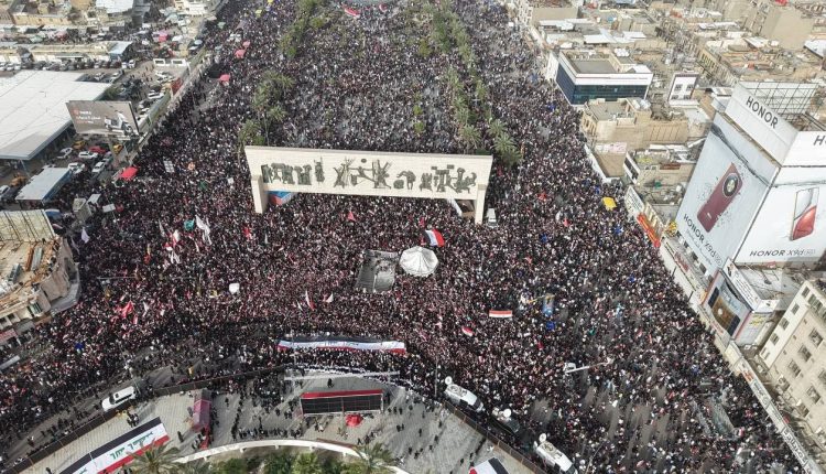 مظاهرة-مليونية-في-العراق-رفضا-للعدوان-على-إيران